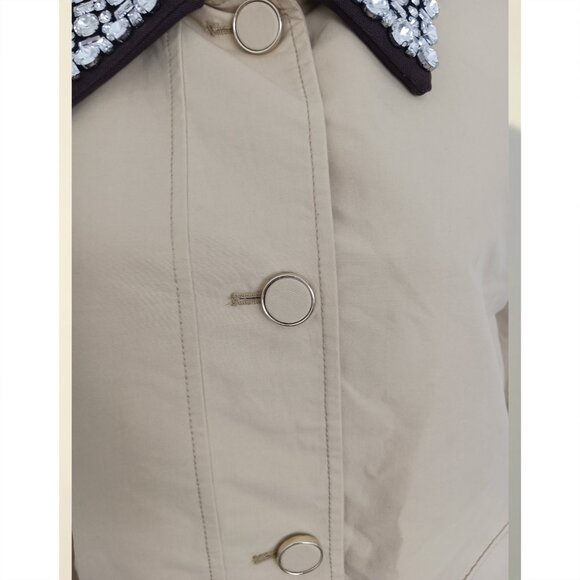 Veronica Beard Embroidered Army Jacket - Picture 4 of 10